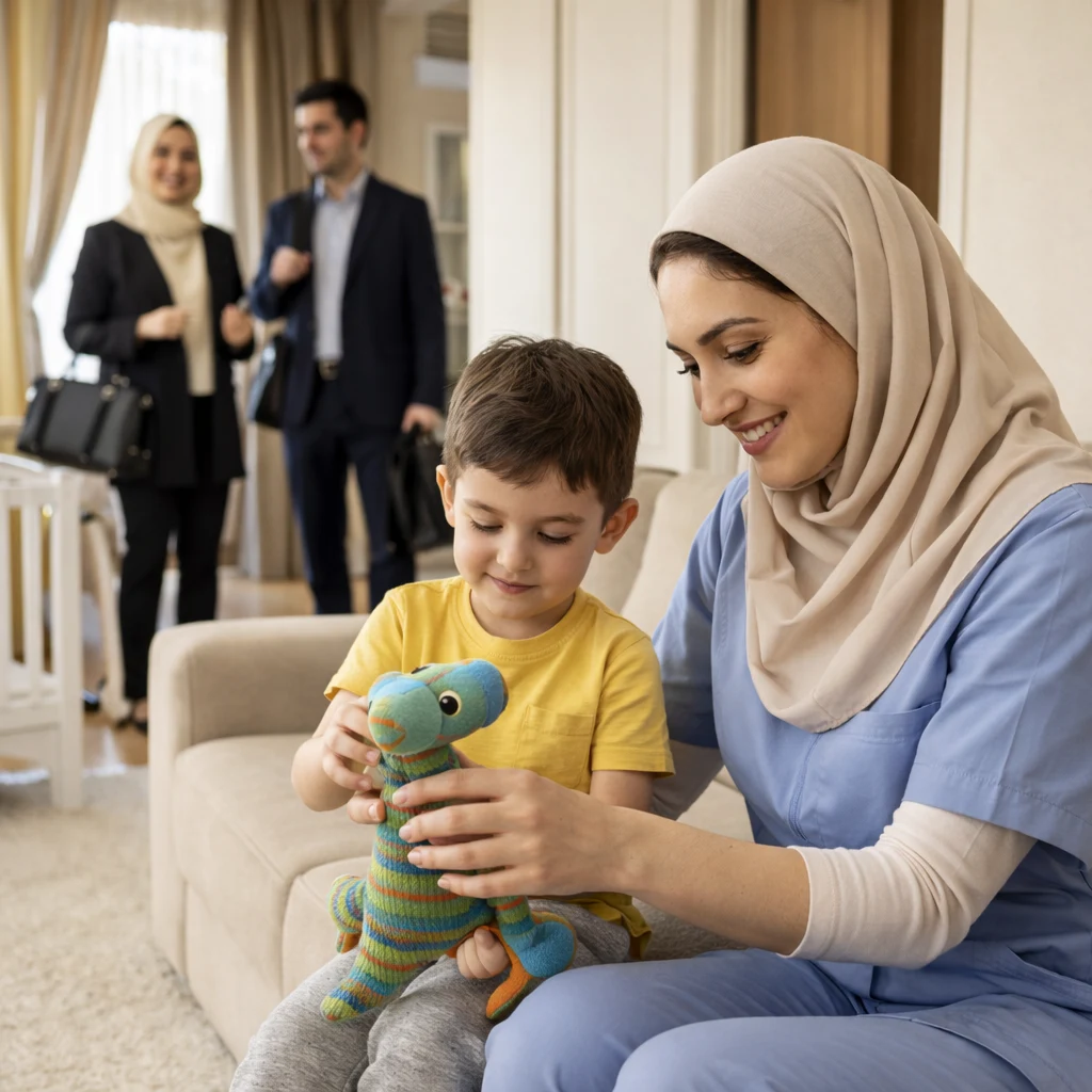 خدمات پرستاری کودک برای خانواده‌های شاغل در گوهر دشت